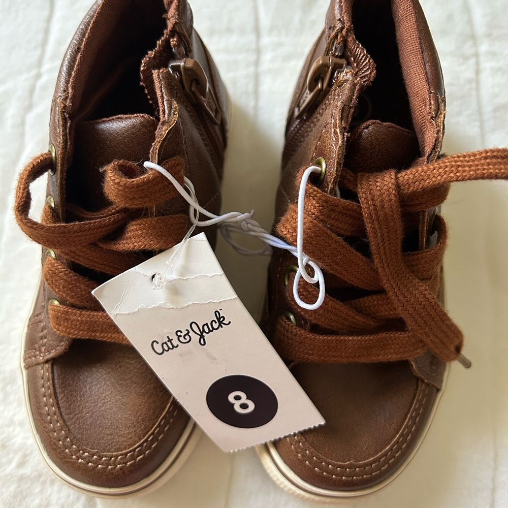 Cat & Jack Brown Kids Sneakers